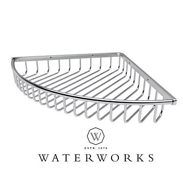 Waterworks Corner Soap Basket 3D model image 1 