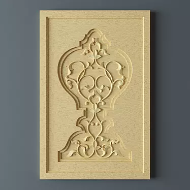 Elegant Islamic Decor: 40x62cm 3D model image 1 