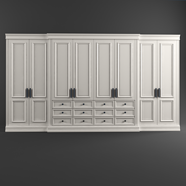 Stylish Storage Solution: Wardrobe 3D model image 1 