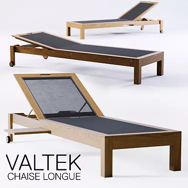 Valtek Chaise Lounge 3D model image 1 