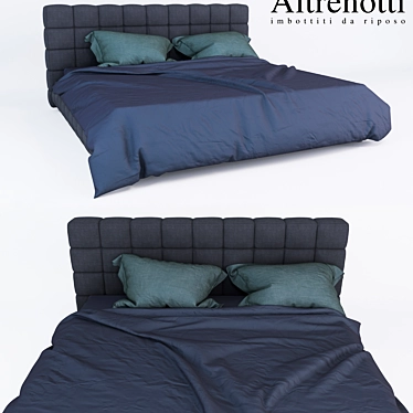 Sleek Altrenotti Sax Bed 3D model image 1 