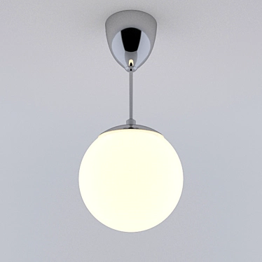 Modern Ceiling Lamp with HÖLJES IKEA Design 3D model image 1 