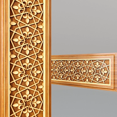 Uzbek Freese - Fully Textured Panel 3D model image 1 