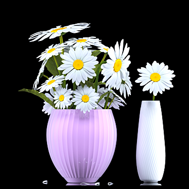 Bouquet of daisies in a vase.