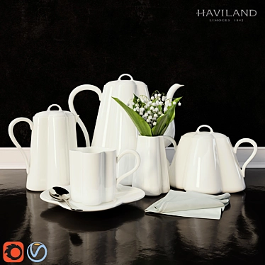 Elegant Haviland San Marco 3D model image 1 
