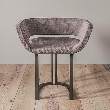 Sleek Poly Modern Chair 3D model image 1 