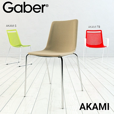  sleek and stylish Akami furniture line 3D model image 1 