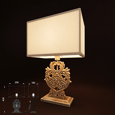 Maytoni Cipresso Table Lamp ARM034-11-R 3D model image 1 