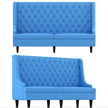 Luxury Manchester Corner Sofa 3D model image 1 