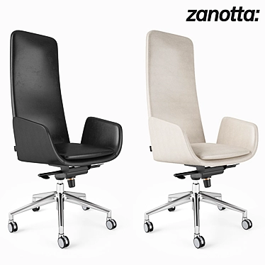 Zanotta Lord Chair: Modern Comfort at Its Best! 3D model image 1 