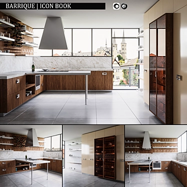 Barrique Icon Book: Kitchen Design Inspiration 3D model image 1 