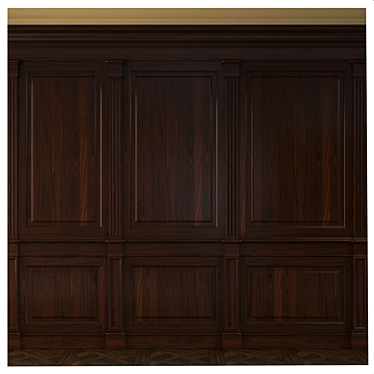Wooden Panels Collection 3D model image 1 