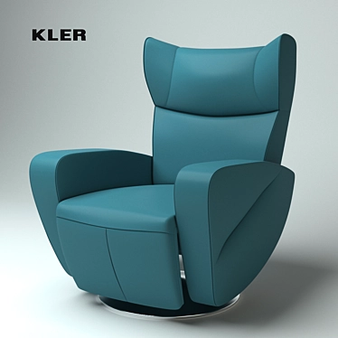 Luxurious KLER OPUS Armchair w120 3D model image 1 