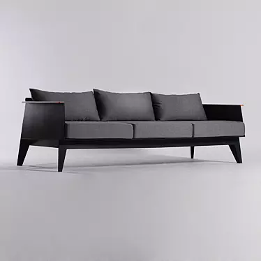 Elegant and Functional Sofa E8 3D model image 1 