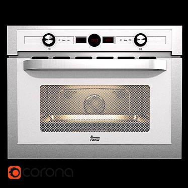 Teka MCL 32 BIS: Built-In Microwave Oven with Convection Features 3D model image 1 