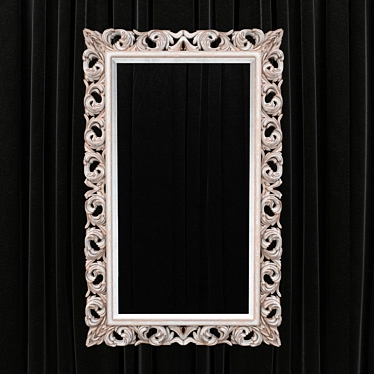 Modern CNC Mirror Frame: 1450 x 900mm 3D model image 1 