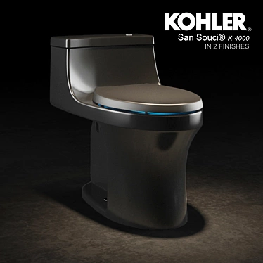 KOHLER San Souci: Touchless Toilet with 2 Finishes 3D model image 1 