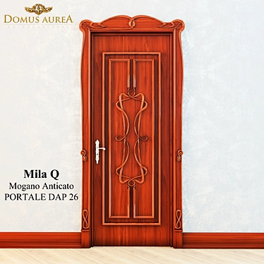 Elegant Modern Italian Door 3D model image 1 