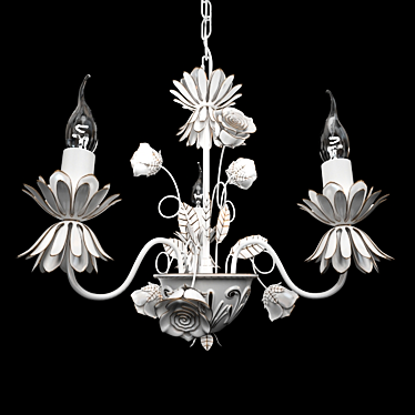 Silva Hanging Chandelier: Elegant Illumination 3D model image 1 