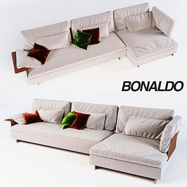 Modular Sofa Bonaldo Gossip: Flexible Elegance 3D model image 1 
