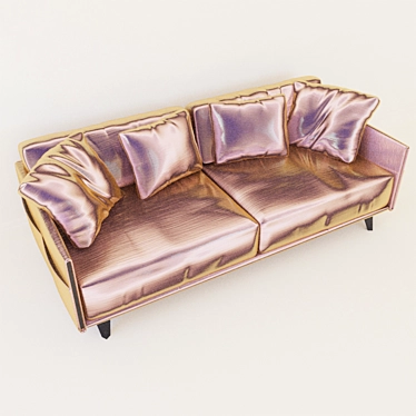 Nightclub Lounge Sofa 3D model image 1 
