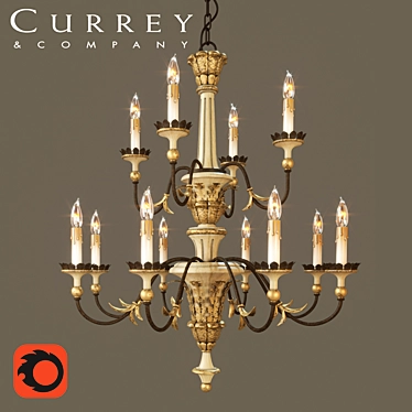 Adara chandelier by Currey &amp; company