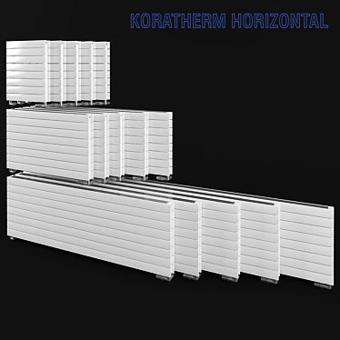 KORADO KORATHERM HORIZONTAL Type 20 - 588mm: Perfectly Sized Heating Solution 3D model image 1 