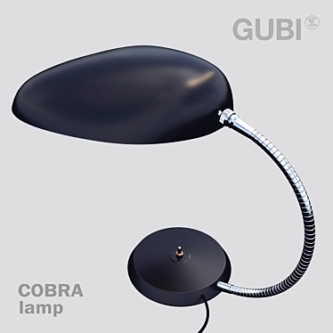 Gubi Cobra: Timeless Table Lamp 3D model image 1 