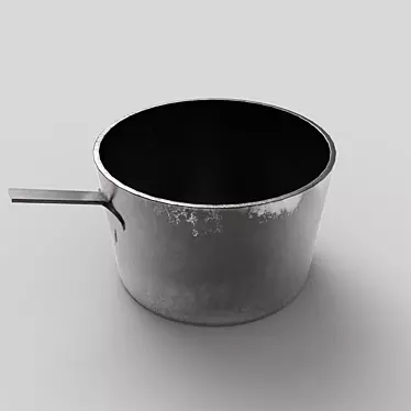 Virtual Reality Dirty Pot 3D Model 3D model image 1 