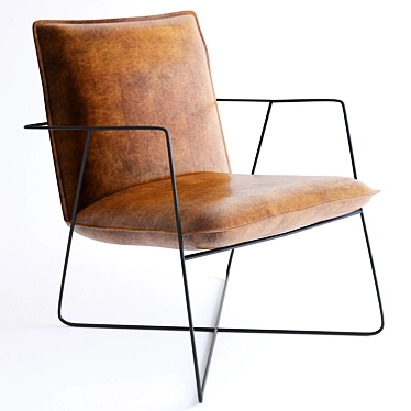 Sjoerd Easy Chair: Luxurious Comfort & Style. 3D model image 1 