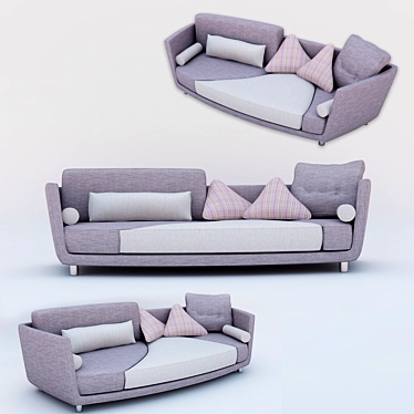 Comfort Plus Sofa 3D model image 1 