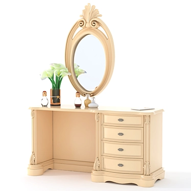 Bella Vita Dresser - Elegant and Functional 3D model image 1 