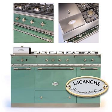 Lacanche Fontenay: The Ultimate Culinary Masterpiece 3D model image 1 