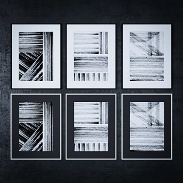 Daniele De Batté Black & White Texture Set 3D model image 1 