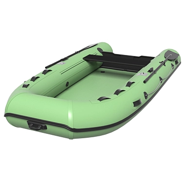Classic Inflatable Boat 3D model image 1 