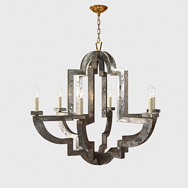 Exquisite Lido Chandelier: Niermann Weeks Masterpiece 3D model image 1 