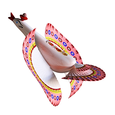 Happy Bird: Symbol of Luck & Happiness 3D model image 1 