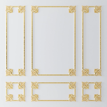 Elegant Decorative Frame - EVROPLAST_1.52.283 3D model image 1 