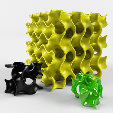 Gyroid: Minimal Surfacing Structure 3D model image 1 