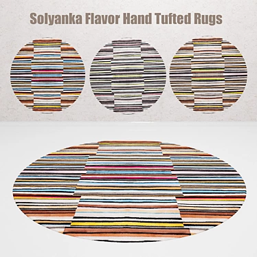  Russian-inspired Solyanka Flavor Rugs 3D model image 1 