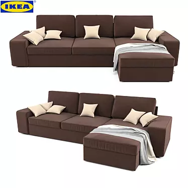 Kivik IKEA Sofa | Spacious, Stylish, Comfortable 3D model image 1 