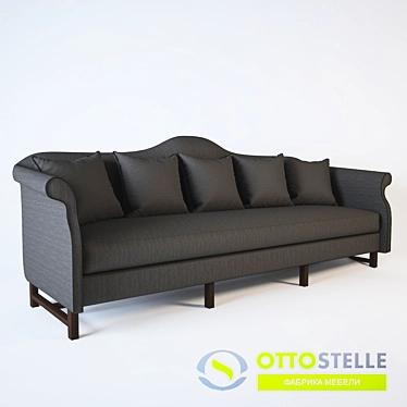 Avenue Sofa: Sleek Design & Comfort 3D model image 1 