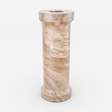 Elegant Marble Pedestal for Qurna 3D model image 1 