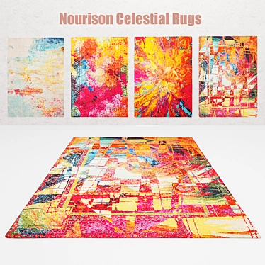 Celestial Charm: Nourison's Heavenly Rugs 3D model image 1 