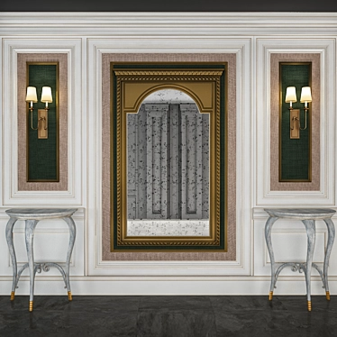 Elegance Enhancer: Classic Wall 3D model image 1 