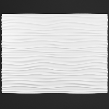 Seamless 3D Decorative Wall Panel 3D model image 1 