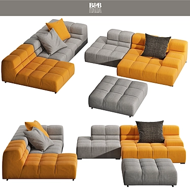 Modular Tufty-Time 15 Sofa 3D model image 1 