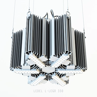 Title: L-led L-lego 330 Outdoor and Industrial LED Light 3D model image 1 