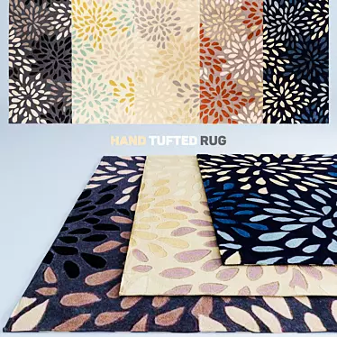 Luxury Hand Tufted Carpets 3D model image 1 