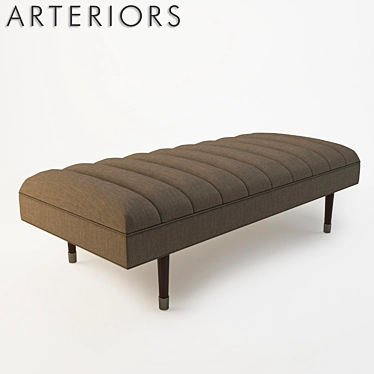  Modern Arteriors Christophe Bench 3D model image 1 